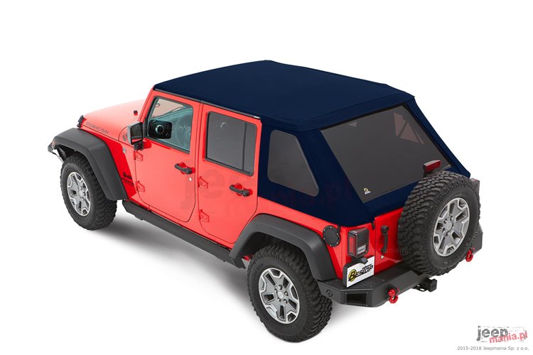 Trektop Nx Plus Twill Navy Blue 07 18 Jeep Wrangler Unlimited