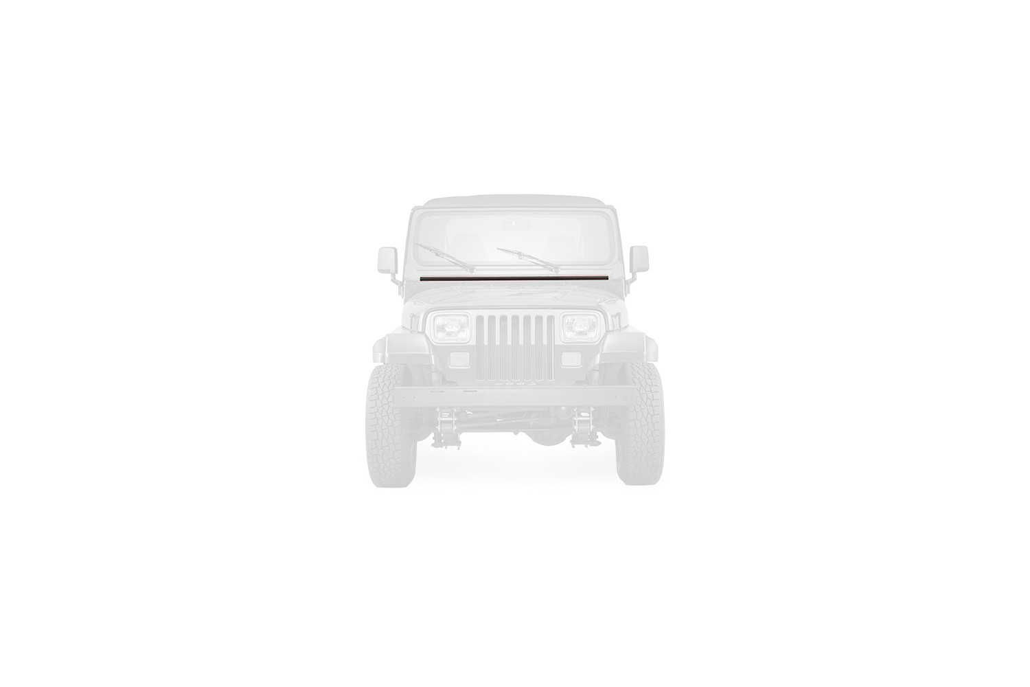 Windshield Seal, Frame to Cowl : 87-95 Jeep Wrangler YJ