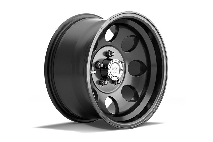 1430 SERIES Alloy Wheel, Black : 15×8″, 5×114.3mm (5×4.5″), ET -20mm