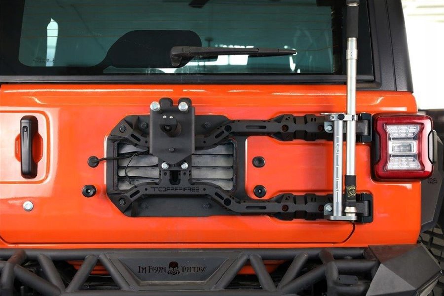 Reinforced Spare Tire Carrier : 2018+ Jeep Wrangler JL & JLU Unlimited