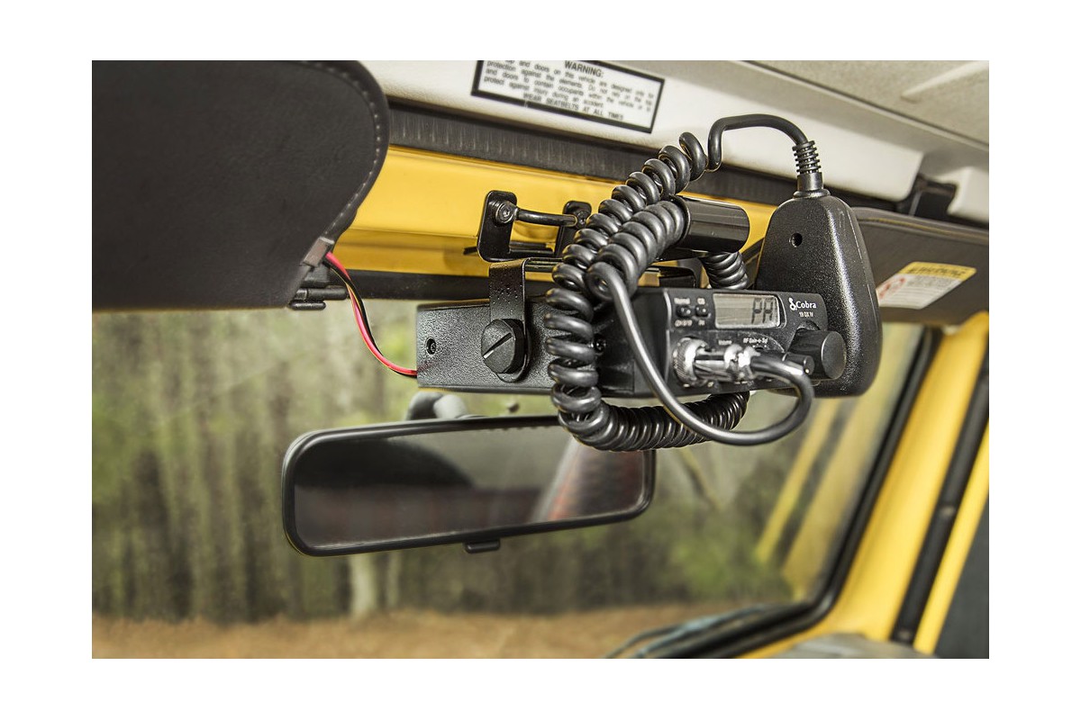 Radio Mounting Bracket, Windshield : 97-02 Jeep Wrangler TJ
