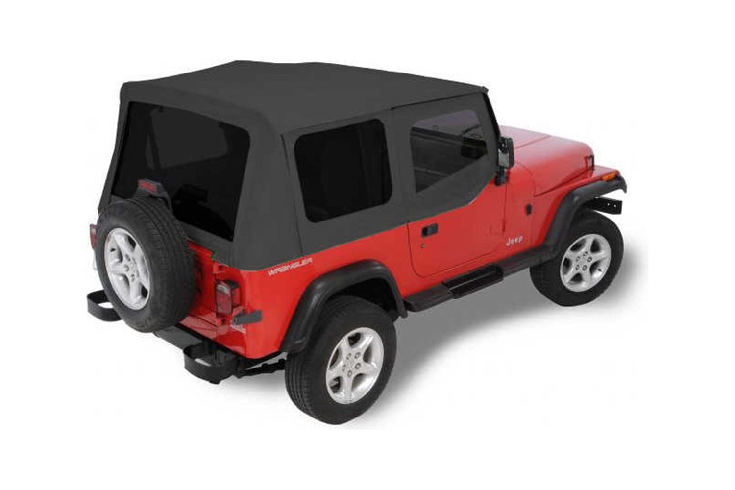 XHD Soft Top, Black, Tinted Windows : 88-95 Jeep Wrangler YJ