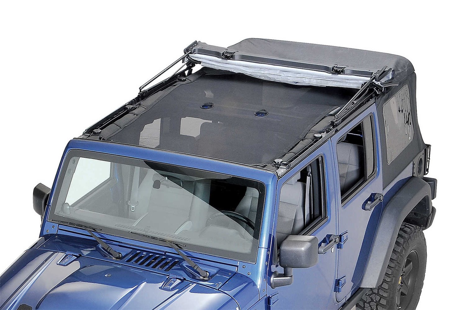 Eclipse Sun Shade Black 4 Door 07 15 Jeep Wrangler Jk