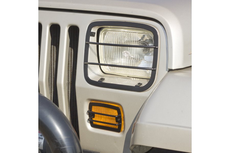 jeep wrangler headlight guards