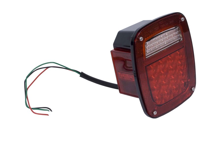 Tail Light Assembly, Left, LED, USA version : 76-06 Jeep CJ-5,...